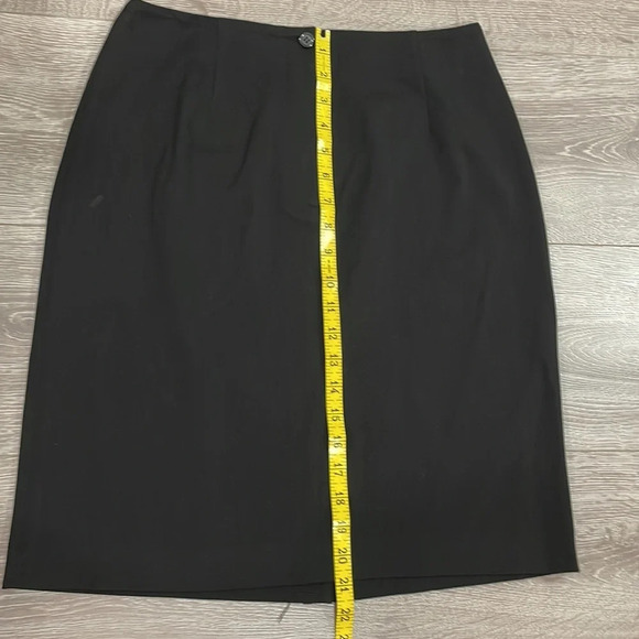 Talbots Stretch Classic Straight Black Skirt 6 - Picture 6 of 10